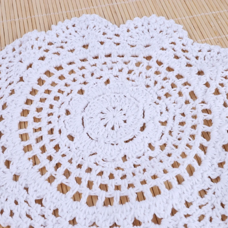 20 см подставки под чашки Винтаж хлопок Покрывало Русалочка ручная вязка с