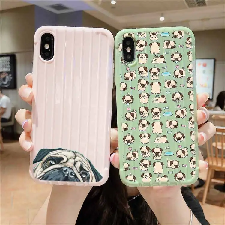 Щенков медвежат собаки-пуделем Обувь с Мопсом собачий на колесиках чемодан чехол