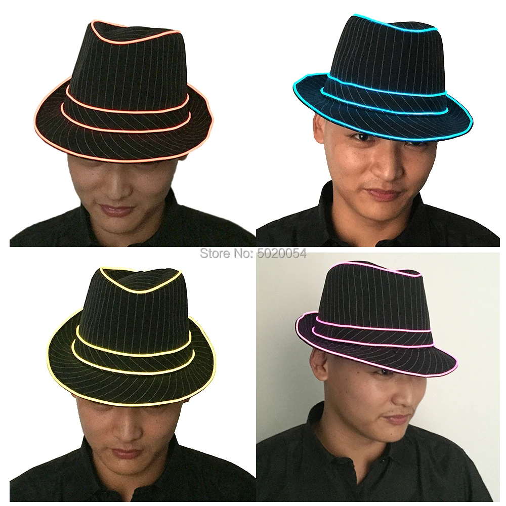 

Подарочный Топпер для мужчин, со светодиодный Ной подсветкой, неоновые светящиеся шляпы для свадьбы, рождественской вечеринки