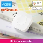 Беспроводной мини-переключатель Aqara Zigbee, универсальная 3-полосная кнопка управления для устройств умного дома, совместимая с Apple HomeKit