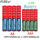 Аккумуляторная батарея 1,5 В AA 9800 мА  ч + 1,5 В AAA 8800 мА  ч для часов, игрушек, фотоаппаратов