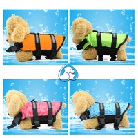 hot pet dog safety clothes dog life vest reflective life jacket summer of swimming suit for outing comfortable and breathable