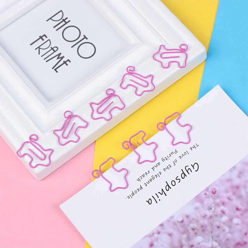 Милые животные розовая свинка металлическая Закладка зажим для бумаги Escolar Papelaria