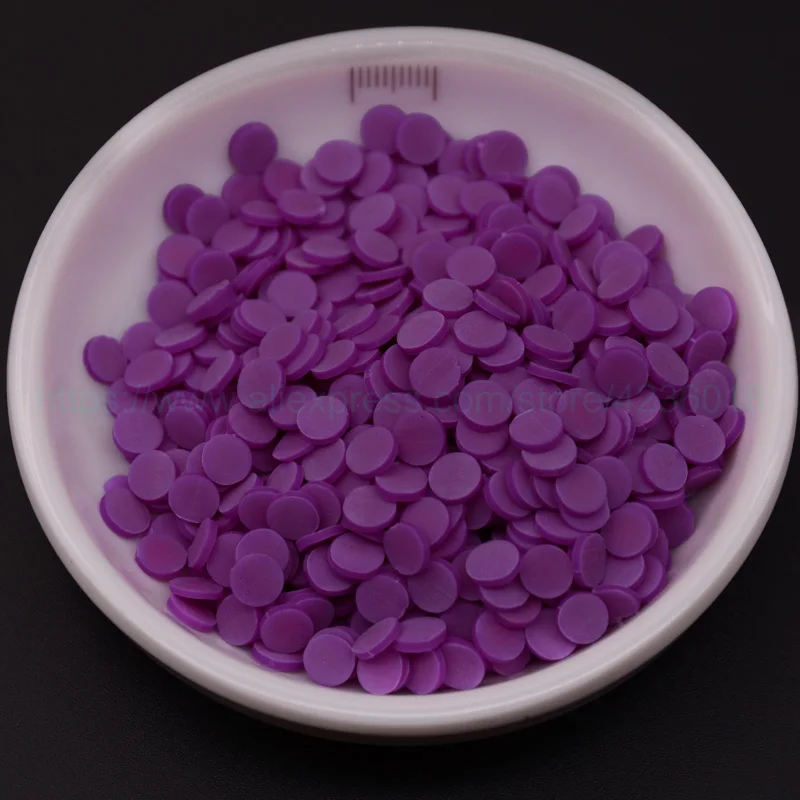 65 г около 6 мм в горошек полимерные кусочки глины разбрызгивают для украшения