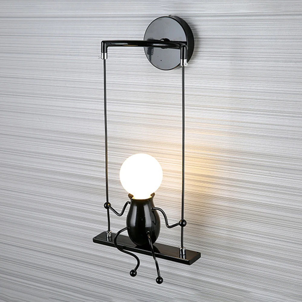 

2020 новый милый дизайн настенный светильник Настенный светильник прикроватный светильник для спальни коридор Проходная лестница портативн...