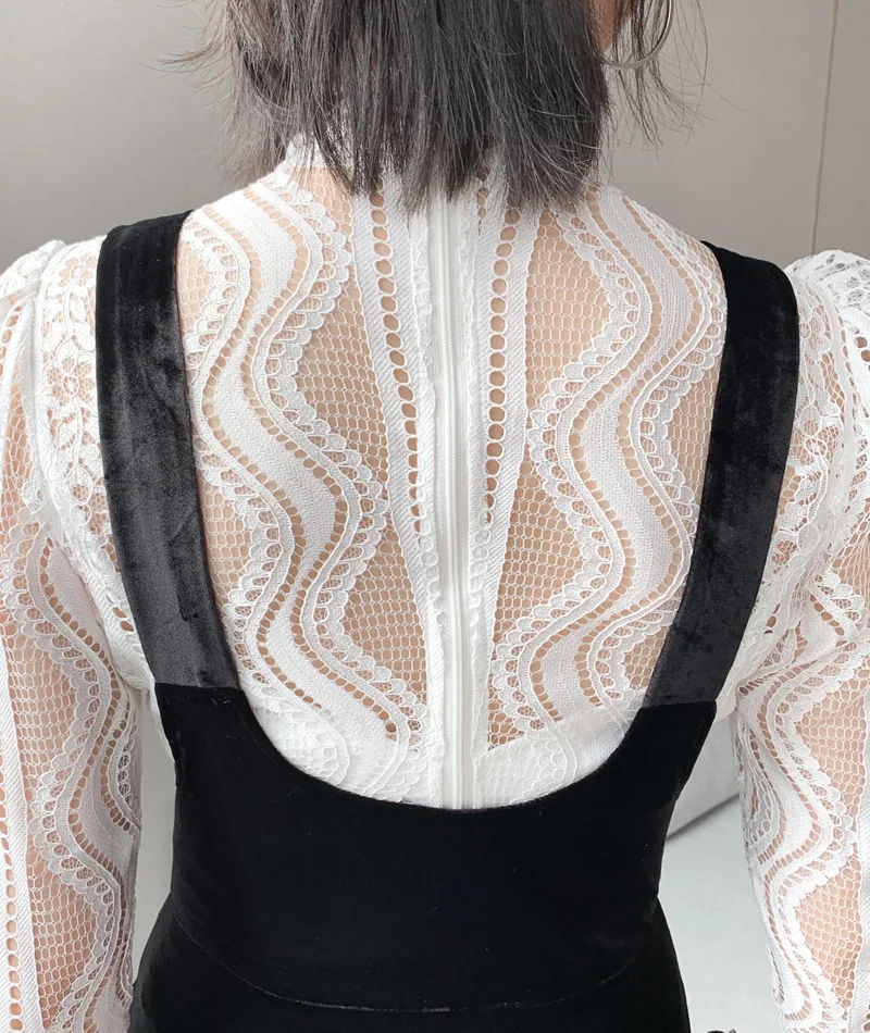 Женский элегантный черный бархатный комбинезон Длинные Комбинезоны сексуальные