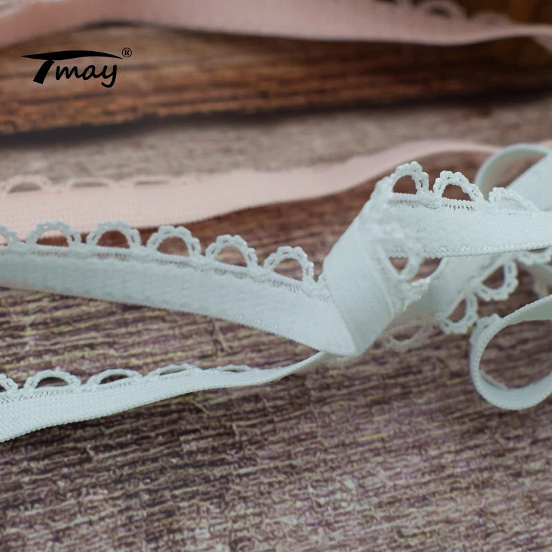 Эластичные ленты для нижнего белья бюстгальтера кружевной ткани стрейч-лента #1736