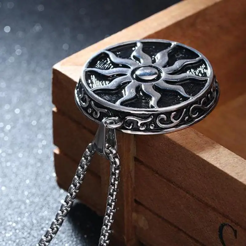 Винтажное титановое ожерелье в стиле панк для мужчин и женщин из нержавеющей