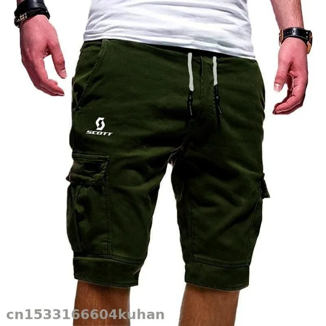 2021 летние велосипедные шорты однотонные повседневные мужские для Скотта пляжные