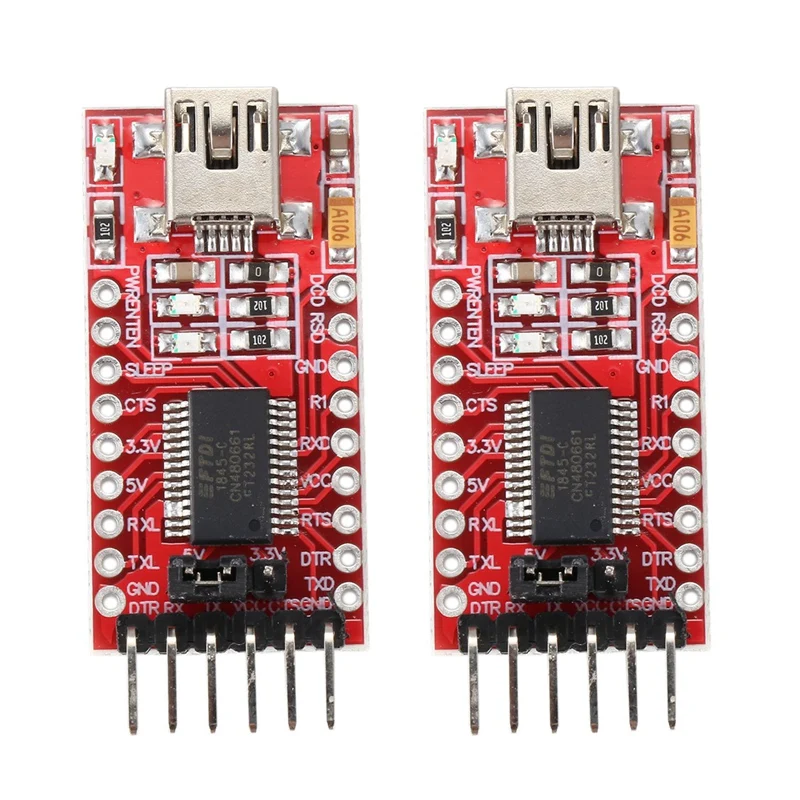 Последовательный модуль адаптера FT232RL FTDI USB 3 В 5 в TTL для мини-порта Arduino |