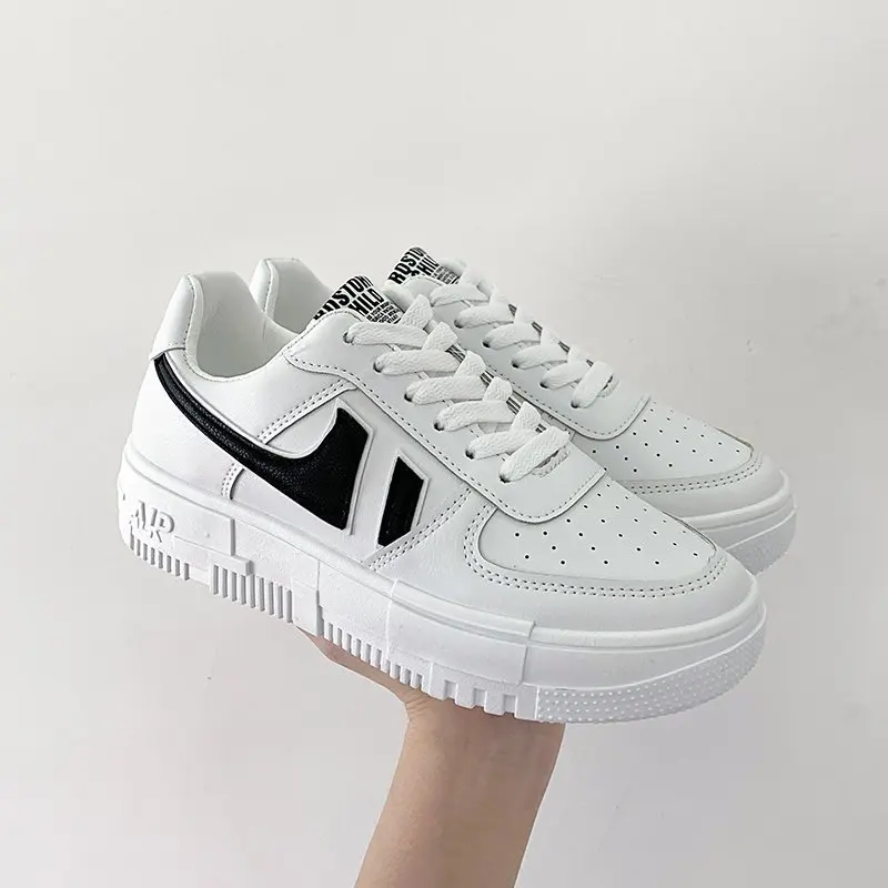 

2021 New Flats Woman Sneakers Women's Shoes Ladies Casual Breathable Female Vulcanized Shoes Lace Up Woman Comfort Walking Shoes