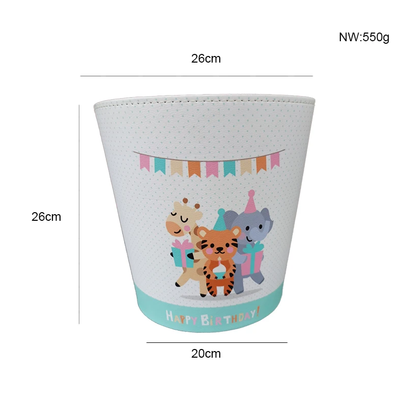 Мусорная корзина из искусственной кожи водонепроницаемый держатель для мусора