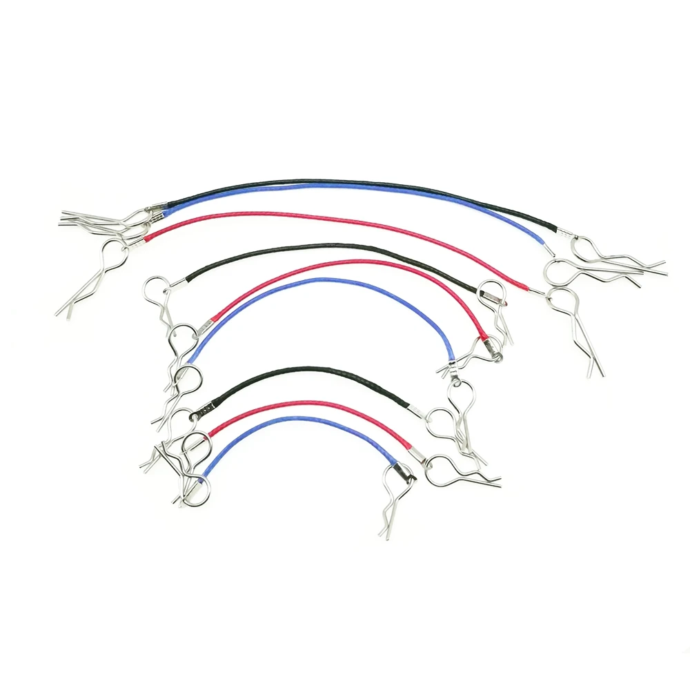 2 шт. RC 1:10 зажимы для тела с коротким быстроразъемным проводом 1/10 кроликов|Детали