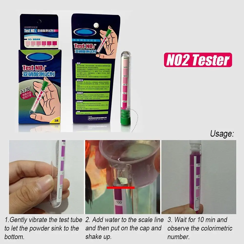 Хоббилан аквариумный Аквариум PH NO2 NO3 тест качества воды комплект|Проверка воды| |