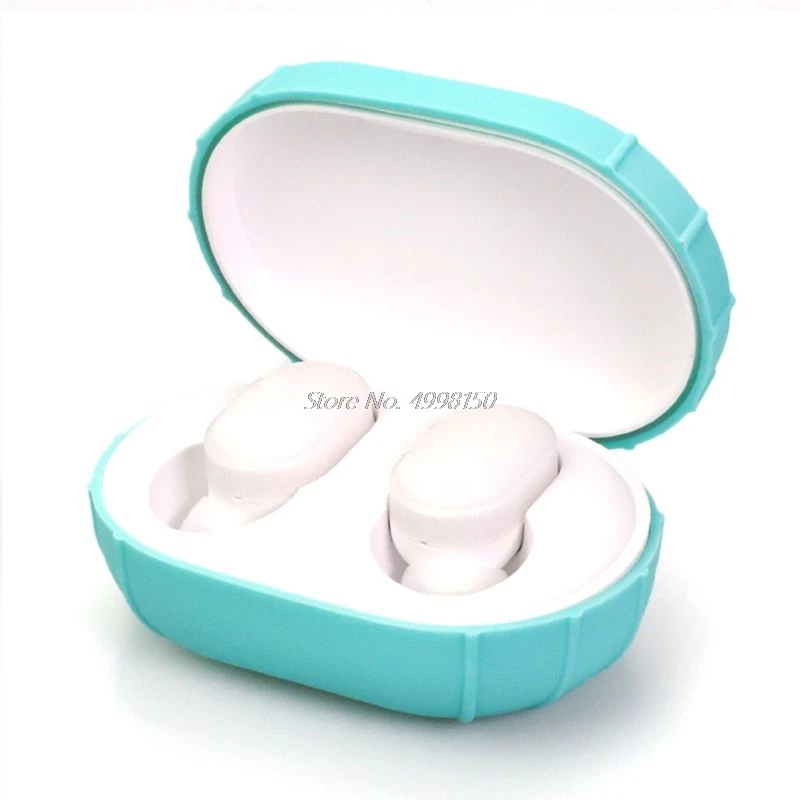 Силиконовый защитный чехол для наушников Xiaomi Airdots TWS Bluetooth Молодежная версия