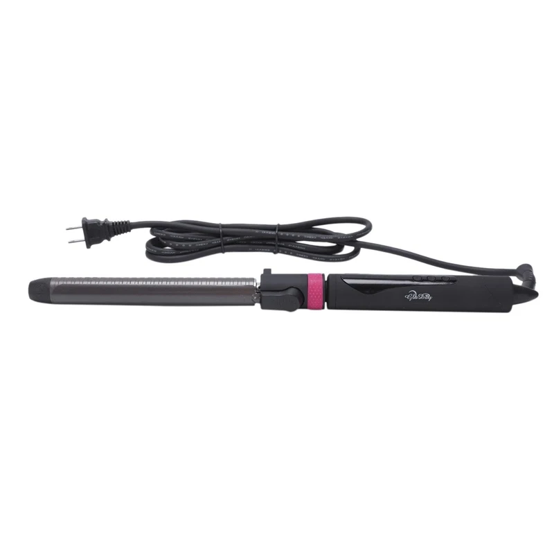 Hair Curler Curling Wand Iron Rotatable Styler Wet&ampDry Tongs Curly Styling Tools Temperature Adust 22Mm(Us Plug) | Красота и