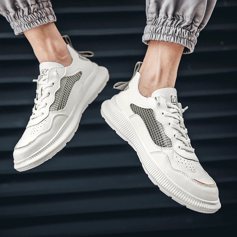 

Легкие мужские кроссовки hombrestreet, новые спортивные мужские кроссовки для мужчин, дышащие повседневные спортивные безопасные мужские кроссо...