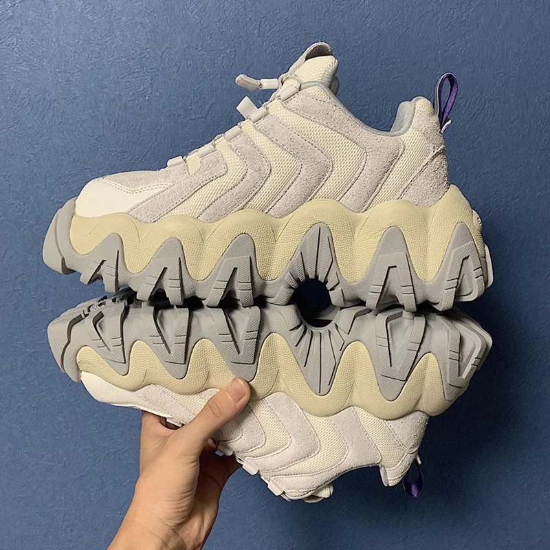 Кроссовки MStacchi женские в стиле ретро модные изогнутые на толстой подошве