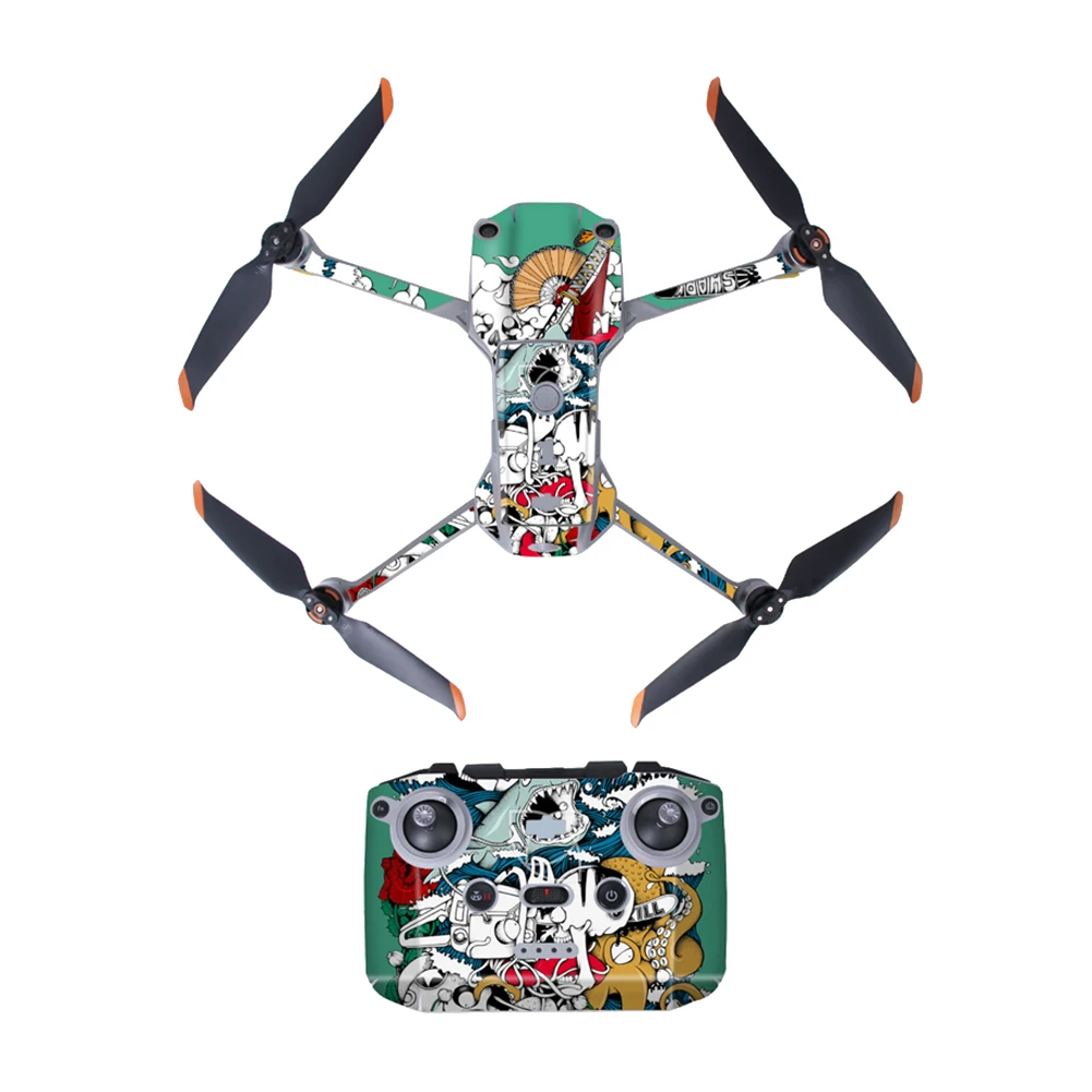 

Drone Protective Film PVC Stickers Waterproof Scratch-proof Decals Full Cover Skin for DJI Air 2S Drone Accessories