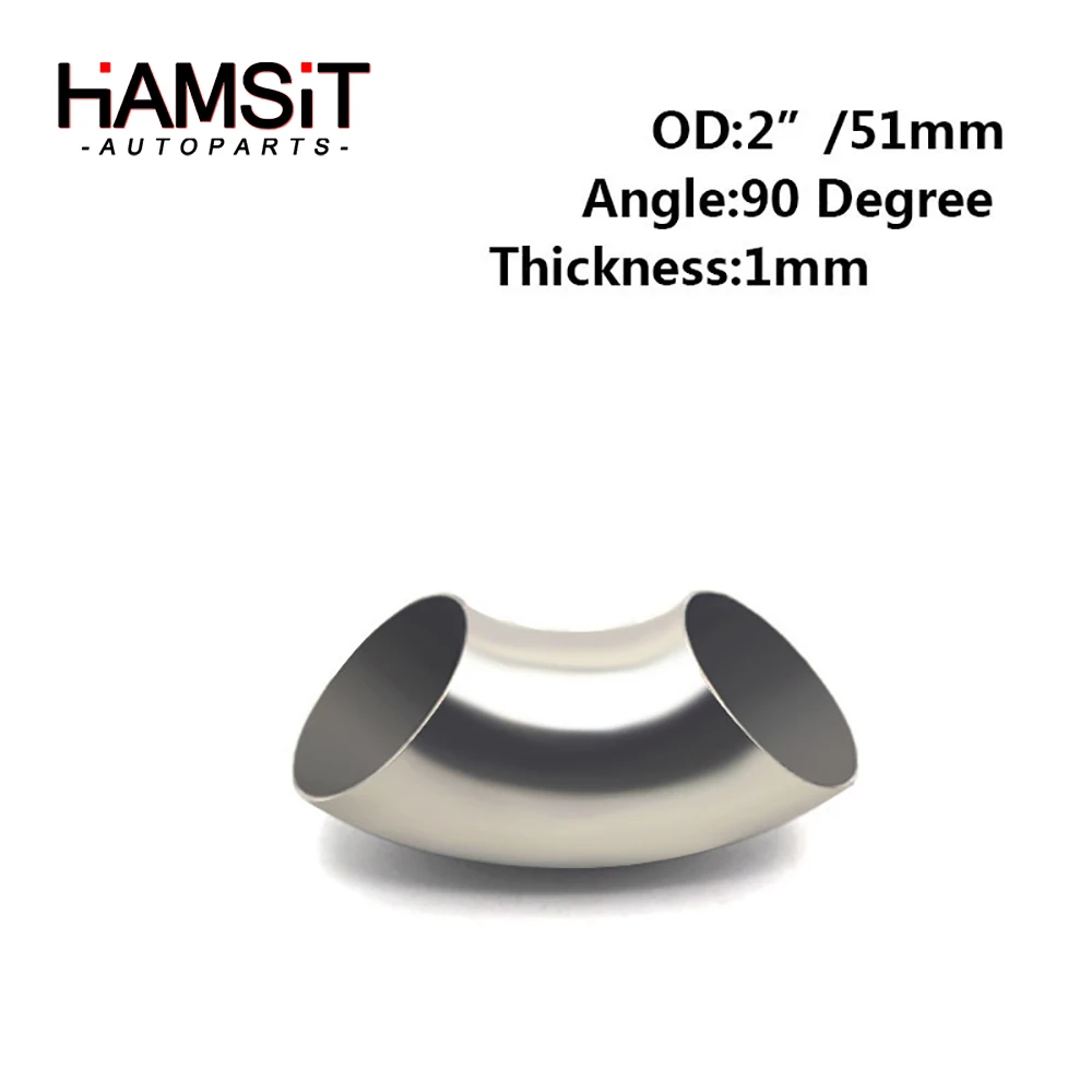 Hamsit Direct supply car modified exhaust pipe 201 stainless steel 90-degree elbow wholesale | Автомобили и мотоциклы