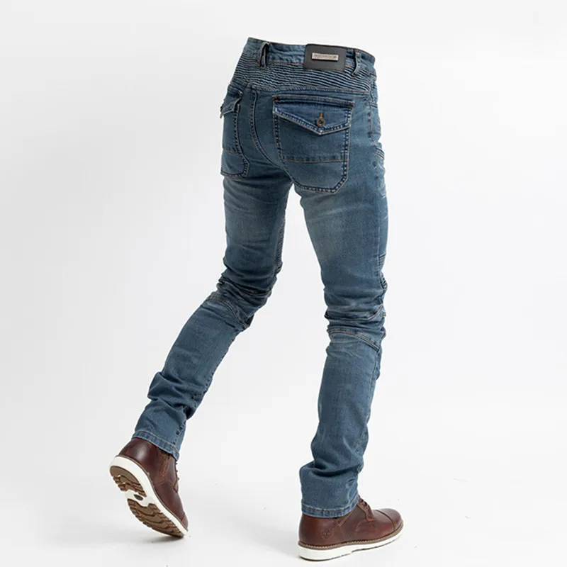 Новинка 2019 718 штаны для мотоциклистов мужские мотоциклетные джинсы защитное