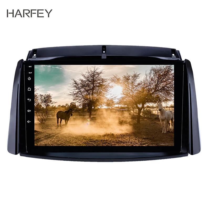 Harfey 2din " Android 8,1 автомобильный блок радио для 2009 2010- Renault Koleos gps радио USB AUX поддержка Carplay с диагностическим разъемом и цифровым видеорегистратором Цифровое ТВ