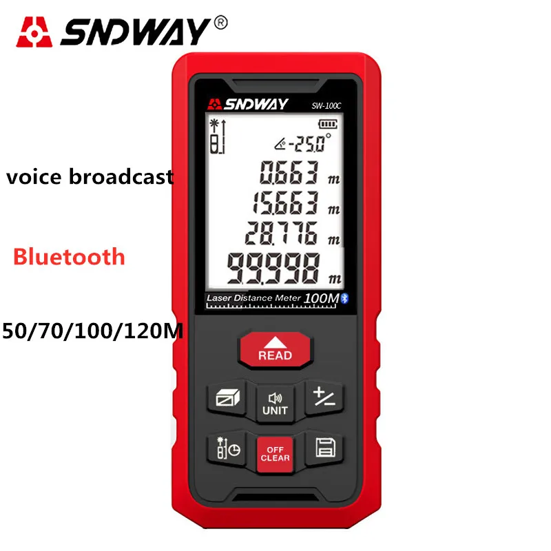 Лазерный дальномер Sandway 50 м-120 м лазерный голосовое вещание bluetooth для охоты