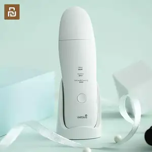 Новый Youpin Wellskins, ультразвуковой инструмент для глубокой чистки лица, удаления черных точек, перезаряжаемый инструмент для очистки, красоты, скребок для кожи лица