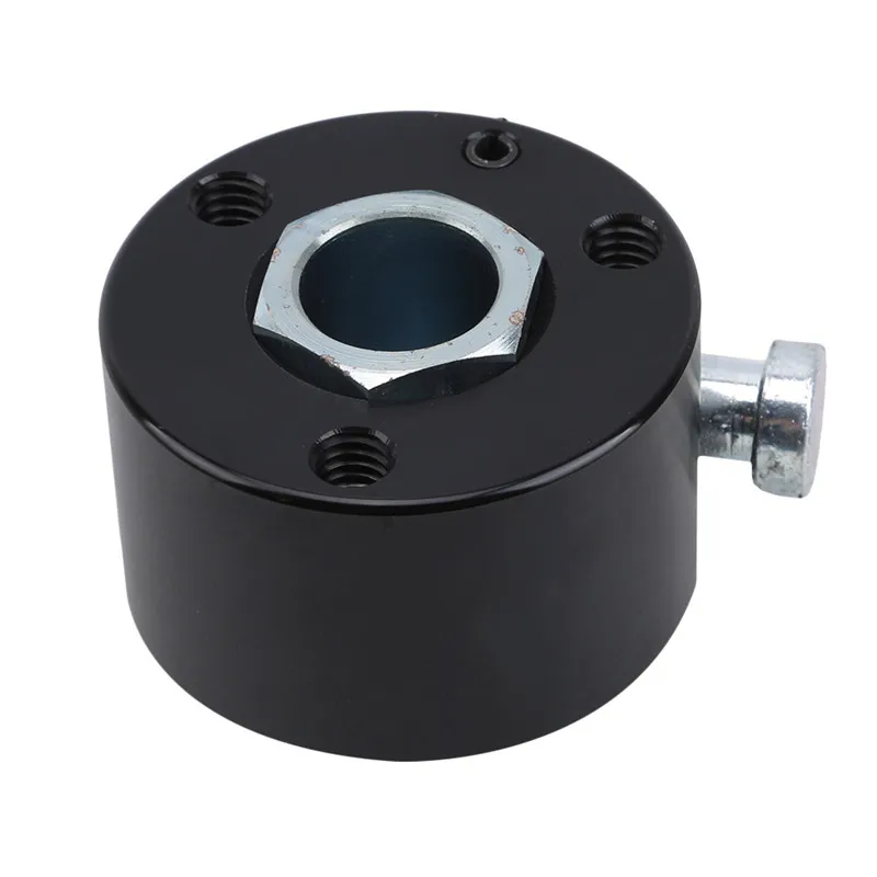 

Steering Wheel Quick Release Disconnect Hub 3/4" Shaft Size IMCA NHRA 3-hole Base (1 Base + 3 Screws + 3 Washers + 3 Iron rings)