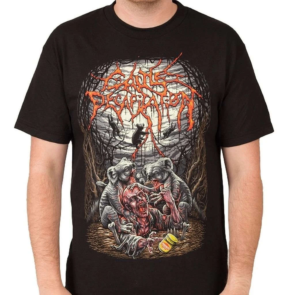 КРС Decapitation Drop медведи футболка|Мужские футболки| |