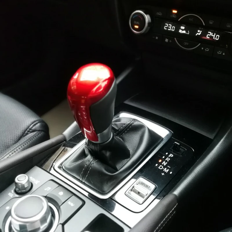 Для Mazda CX3 CX-4 CX-5 2016 2017 Cx-3 карбоновое волокно черный и матовый серебристый ABS на