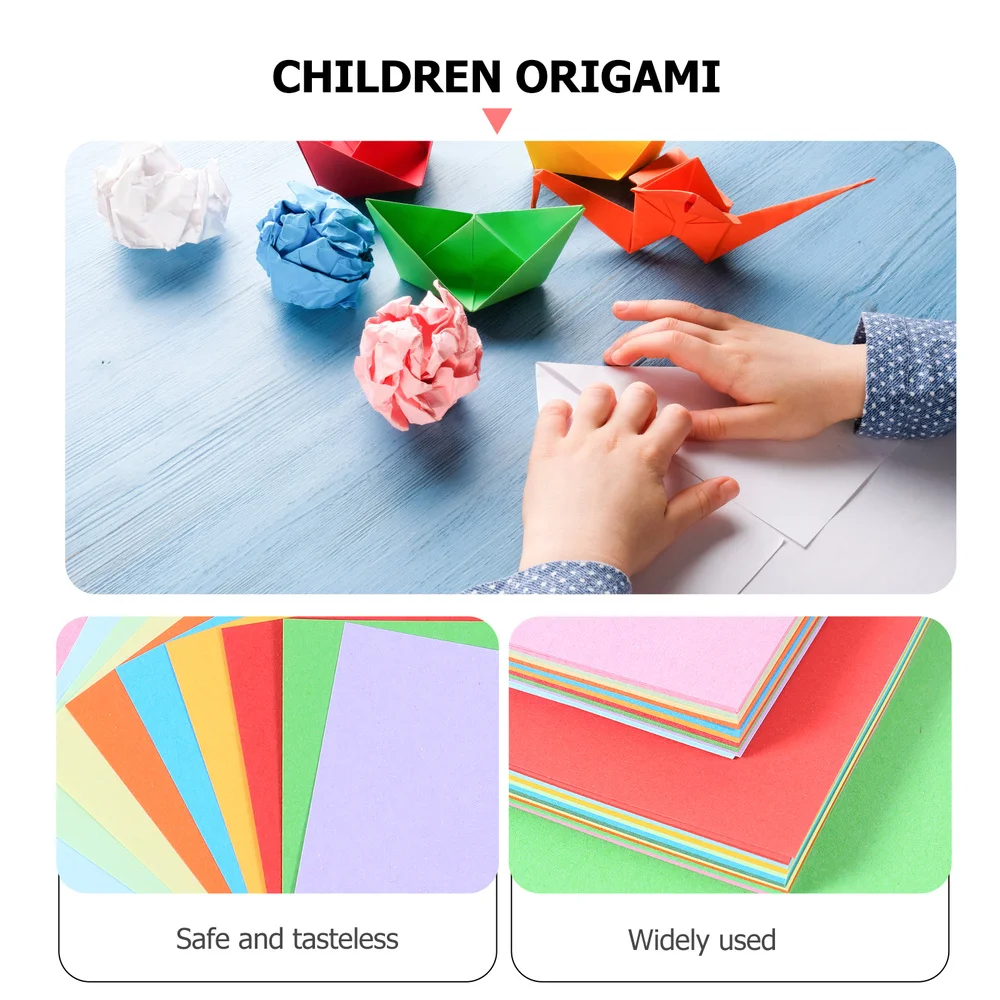 

600pcs Creative Kids Paper Simple Origami Toys Handcrafts Material
