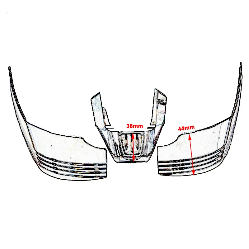 Decorate Sticker Fender fits For Indian Scout Models 2015-2020 Motorcycle Chrome Rear Tip Accessories | Автомобили и мотоциклы