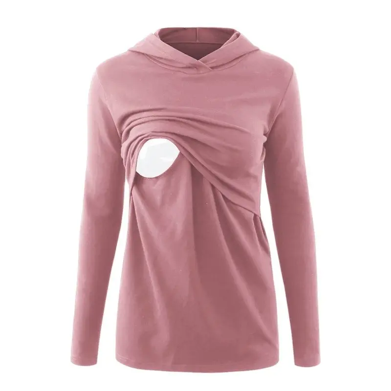 Женская одежда для беременных пуловер Топы свитшот кормления грудью Толстовка с