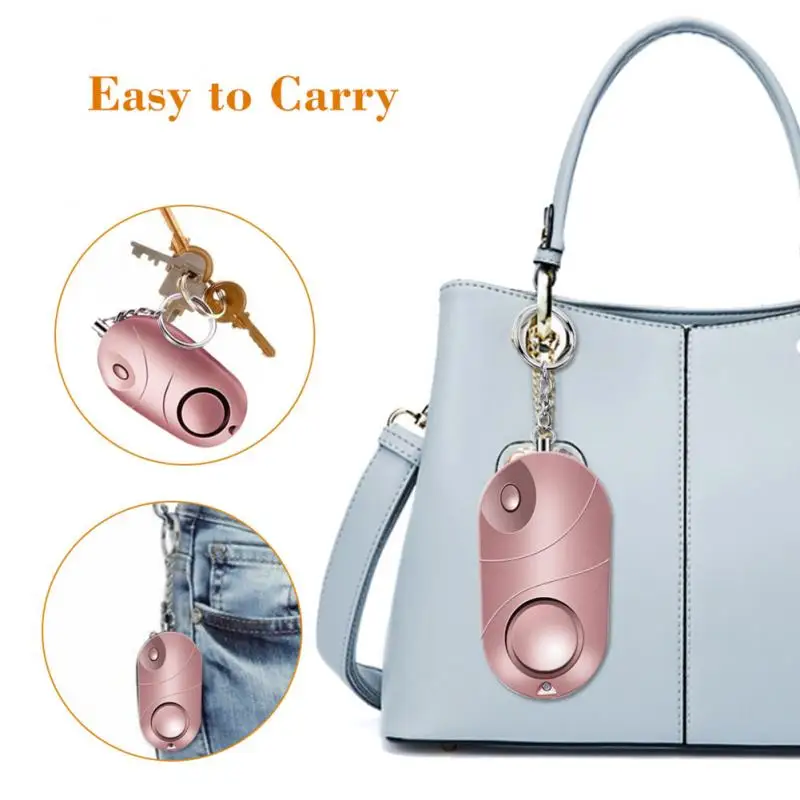 

3 Colors Self Defense Alarm 130dB Girl Women Security Protection Alert Personal Safety Scream Loud Keychain Emergency Alarm