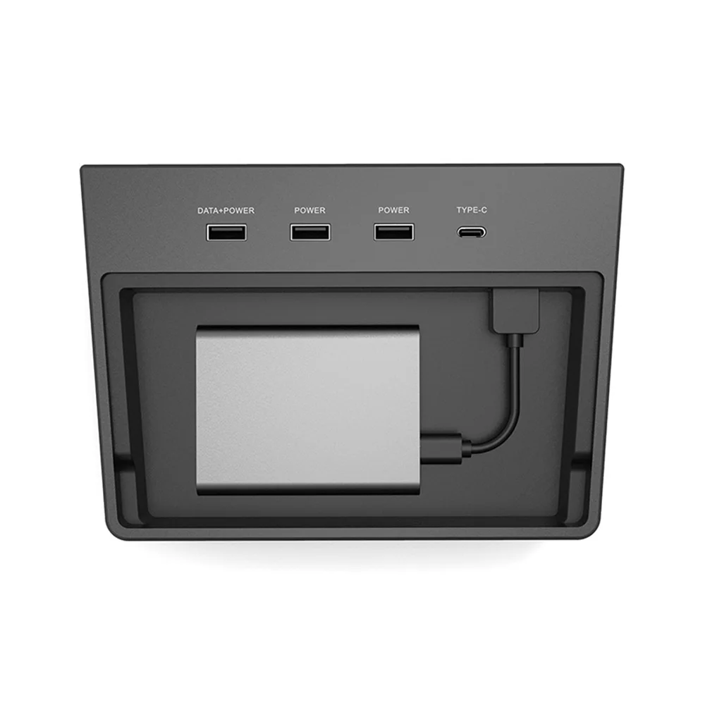 Автомобильный зарядный usb хаб 5 портов в 1 держатель Органайзер для хранения