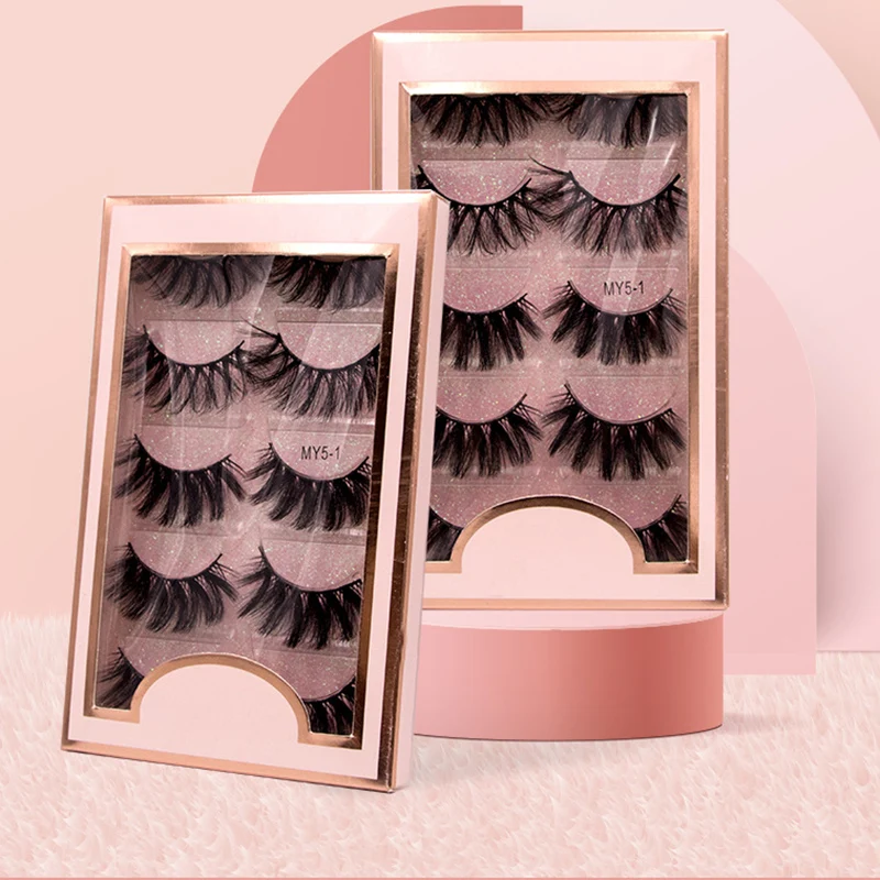 

5D накладные ресницы, норковые ресницы для наращивания, многослойные натуральные толстые Искусственные фотоэлементы, набор