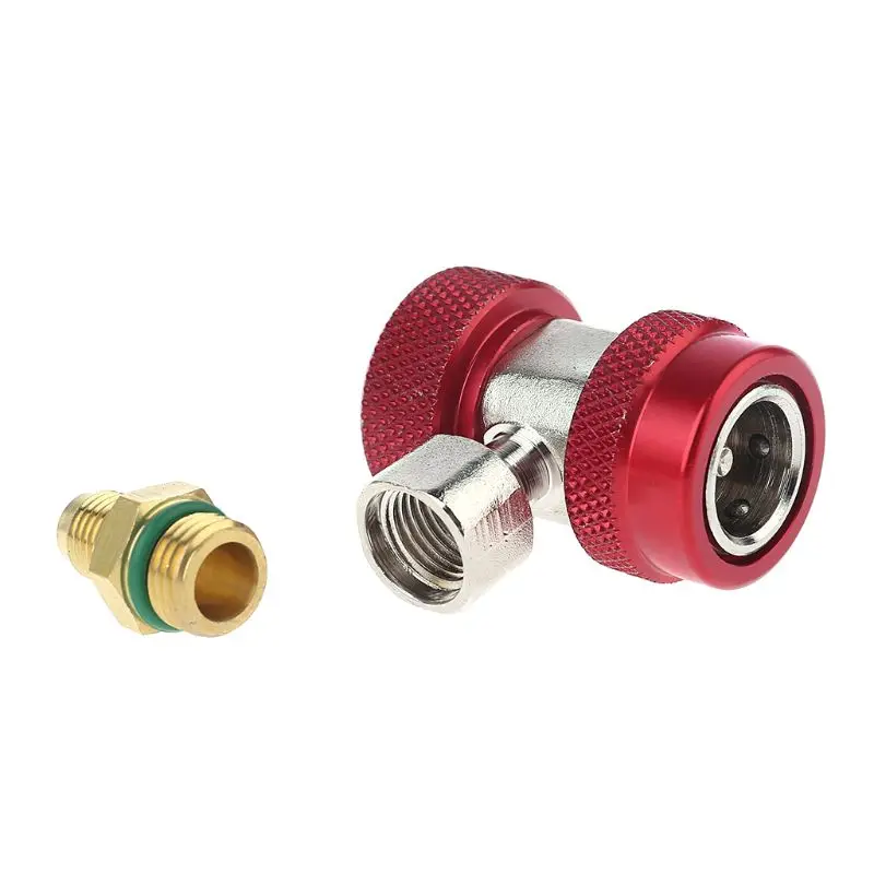 ER-NM 2 шт 1/4 &quotR134A H / L адаптеры для быстрого соединения кондиционера Хладагент
