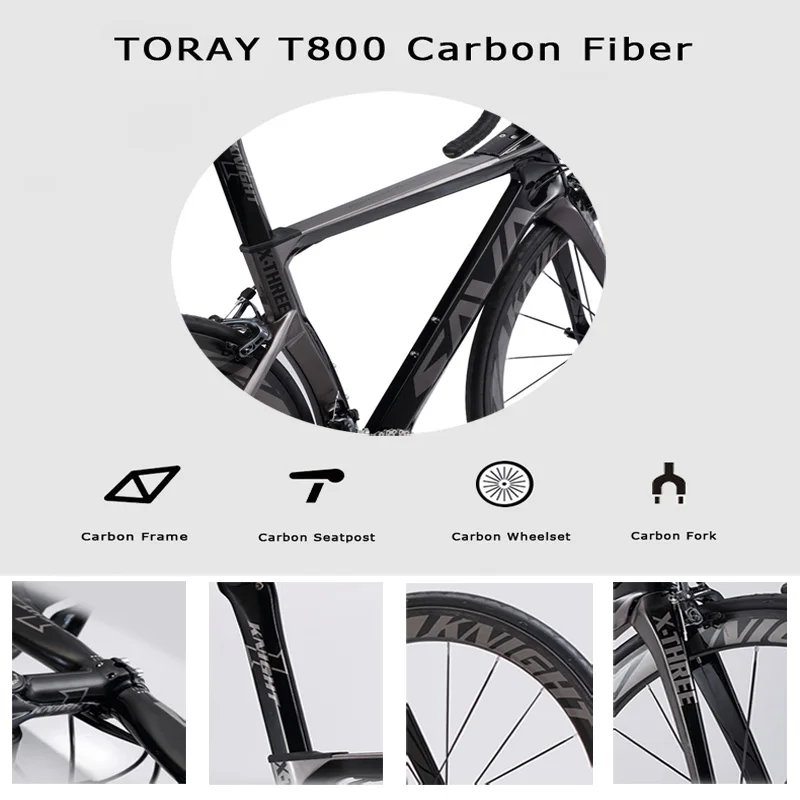 Карбоновый дорожный велосипед SAVA 700C гоночный с SHIMANO Ultegra R8000 22 скоростной