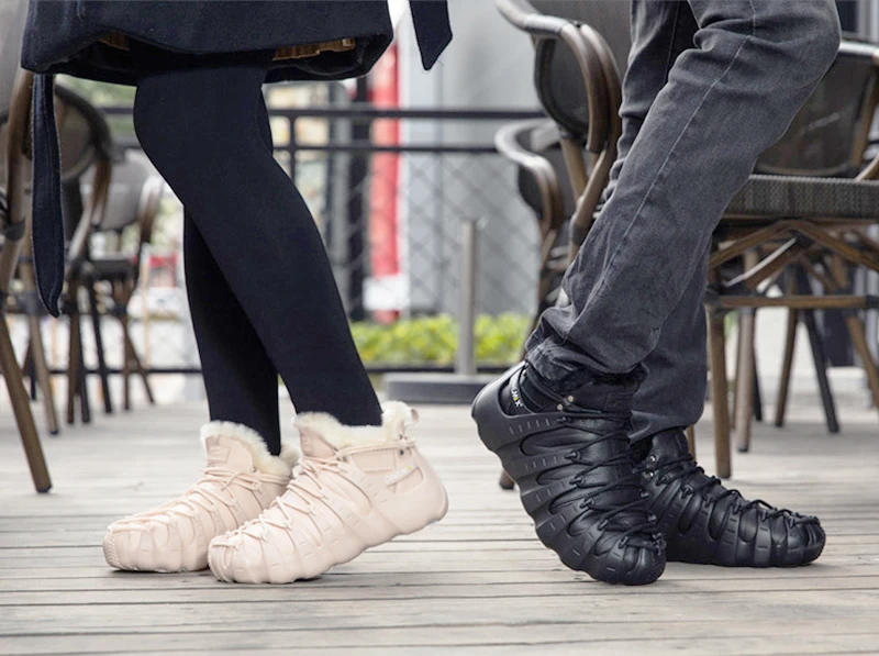 ONEMIX новые зимние ботинки мужская обувь для треккинга нескользящая женщин