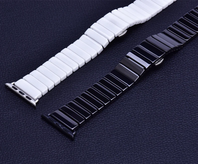 Ремешок керамический для Apple Watch band se модный браслет с пряжкой-бабочкой apple iwatch 6 5 4