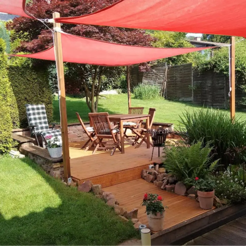 Водонепроницаемый солнцезащитный козырек тент парус для кемпинга Большая Ткань