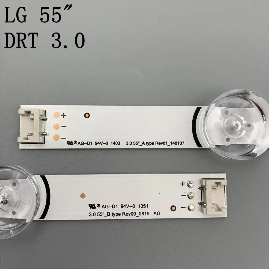 Светодиодная лента 10 шт. для LG Innotek DRT 3 0 55 &quot_ типа A/B Rev01 55LB561V 55LB652T LC550DUE LG55LF5950 55LY320C