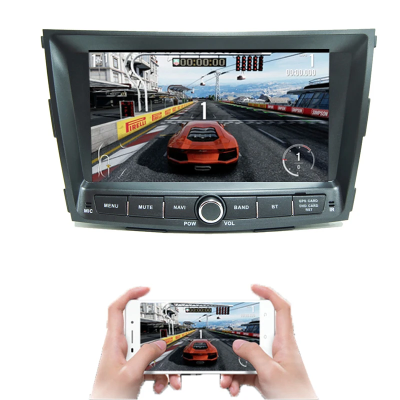 YAZH Android 9 0 2 Din Радио Стерео приборная панель для Ssangyong Tivolan/Tivoli GPS навигационная