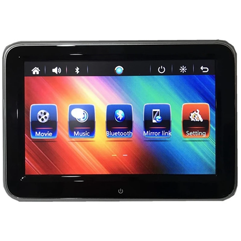 8 дюймов Hd Автомобильный подголовник монитор Dvd видео плеер Usb/Sd/Fm Tft Lcd цифровой