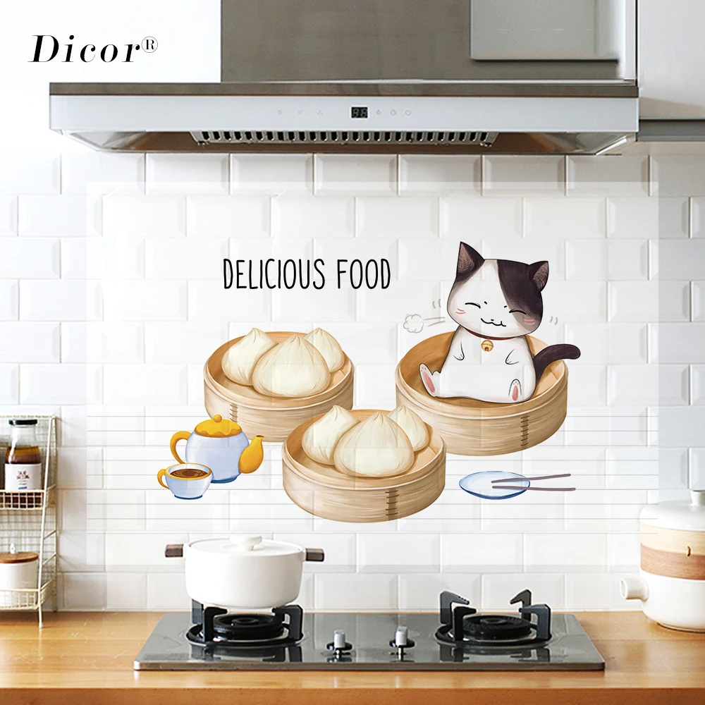 Новая кухонная самоклеящаяся термостойкая антимасляная наклейка s Бытовая