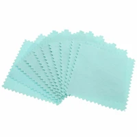50 packs of cleaning and polishing cloths with packaging cleaning cloth wiping cloth jewelry suede maintenance