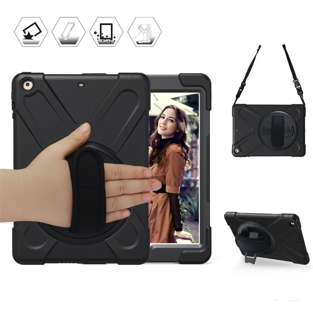 Новый чехол для iPad 9 7 2018 6/iPad 2017 5 го поколения детский безопасный сверхпрочный