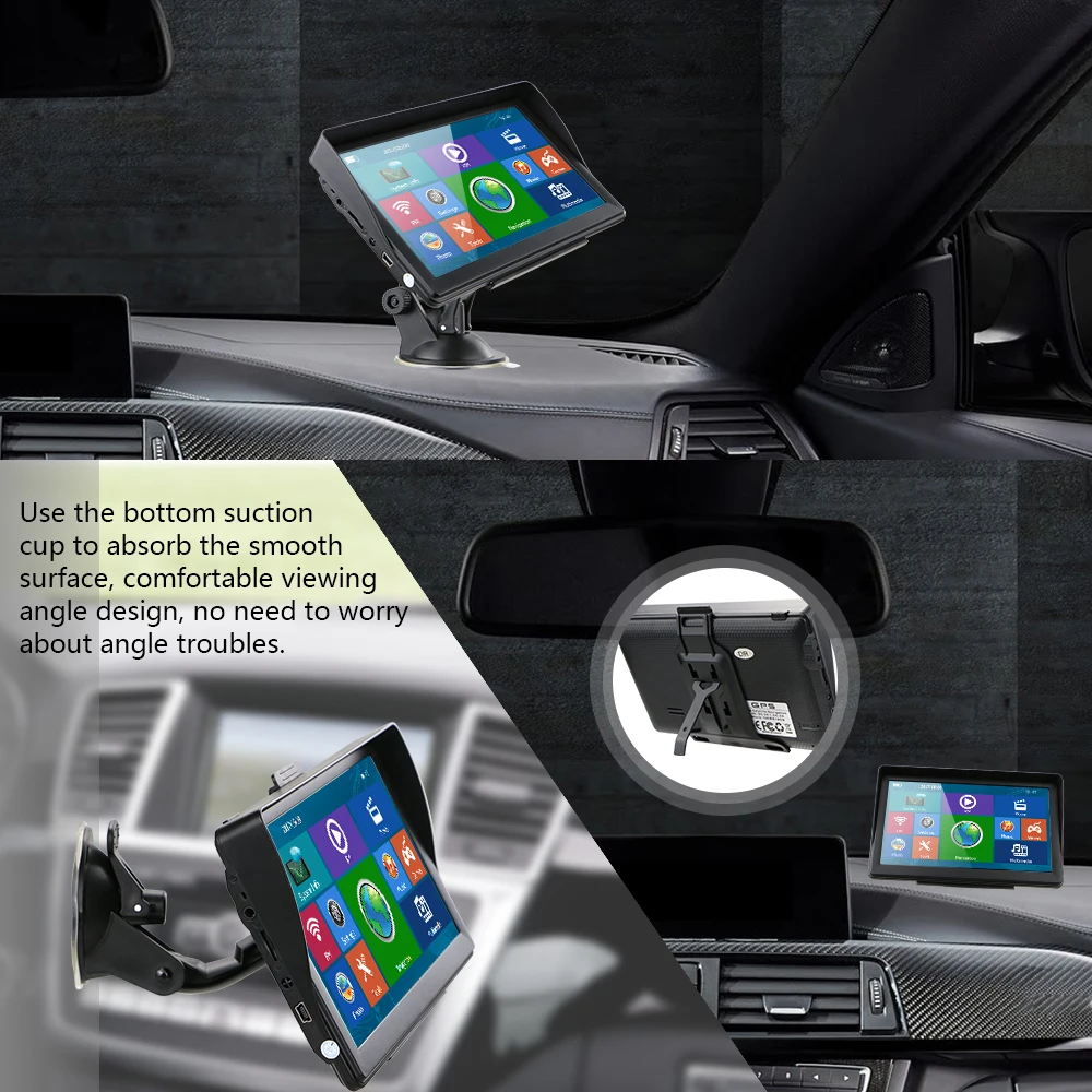 AMPrime 7 &quotАвтомобили Sat Nav GPS навигационная система сенсорный экран с бесплатными
