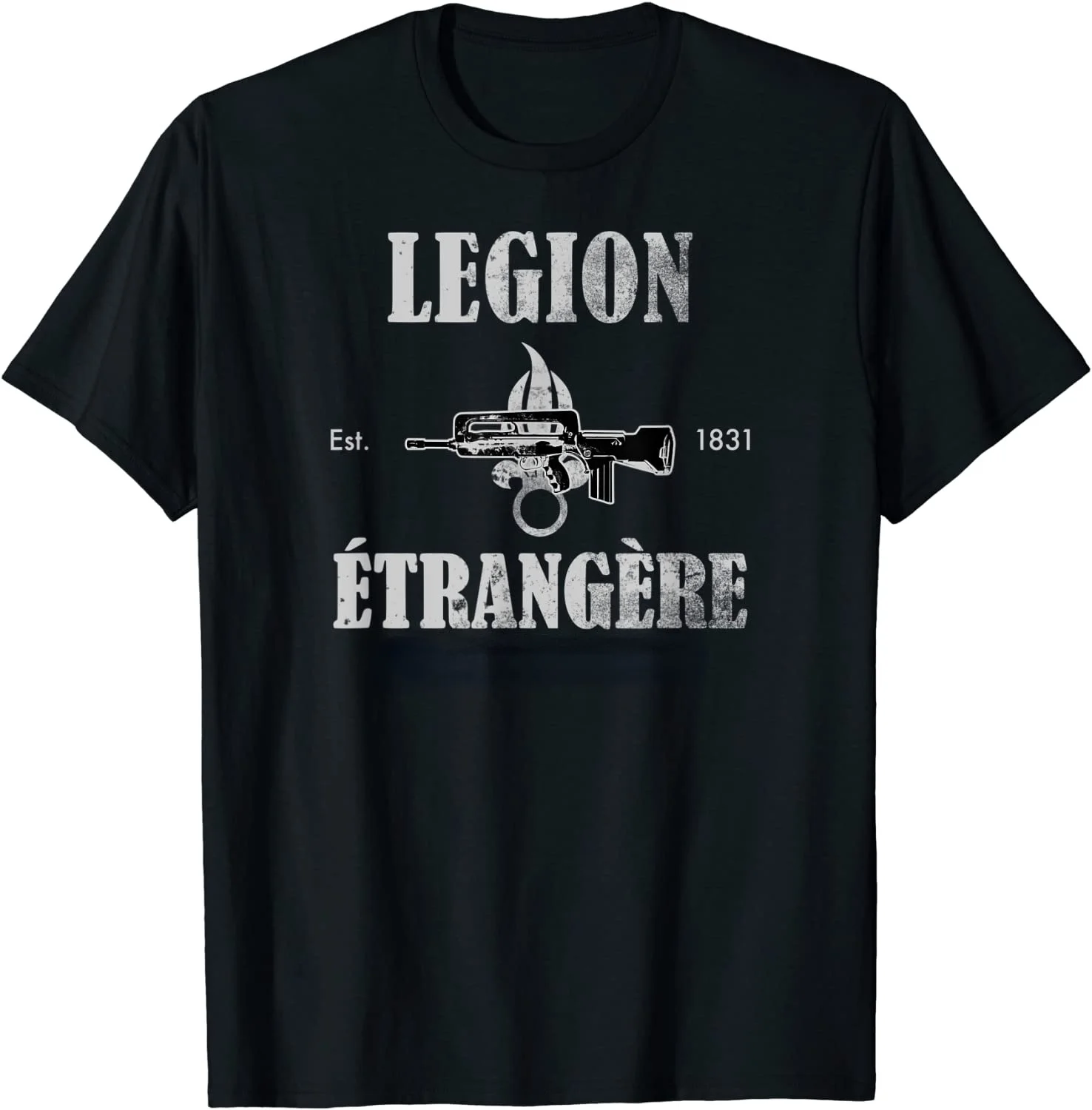 

French Legion Etrangere Men T-Shirt Army Special Force Shirt Short Casual 100% COTTON O-Neck t shirts
